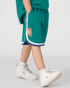 Set of 67 Tshirt and Green Varsity shorts
