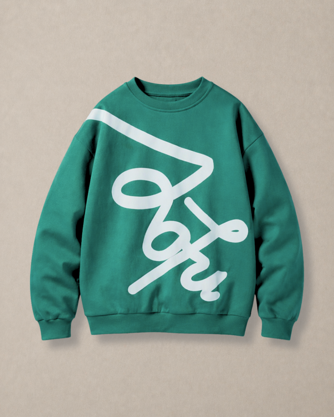 Set of Green Puff Print Full Sleeve T-shirt and Green Cargo Shorts