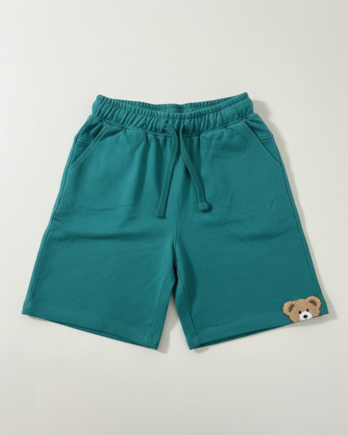 Green long shorts