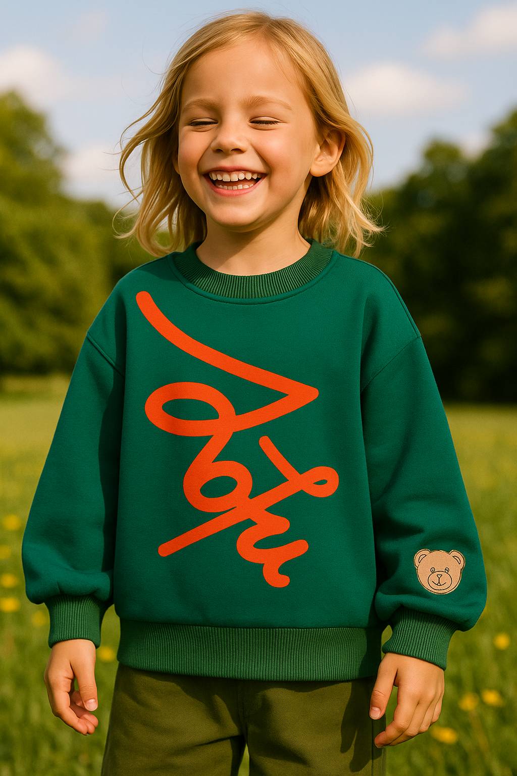 TOFU Signature Sweatshirt – Deep Teal Terry Cotton