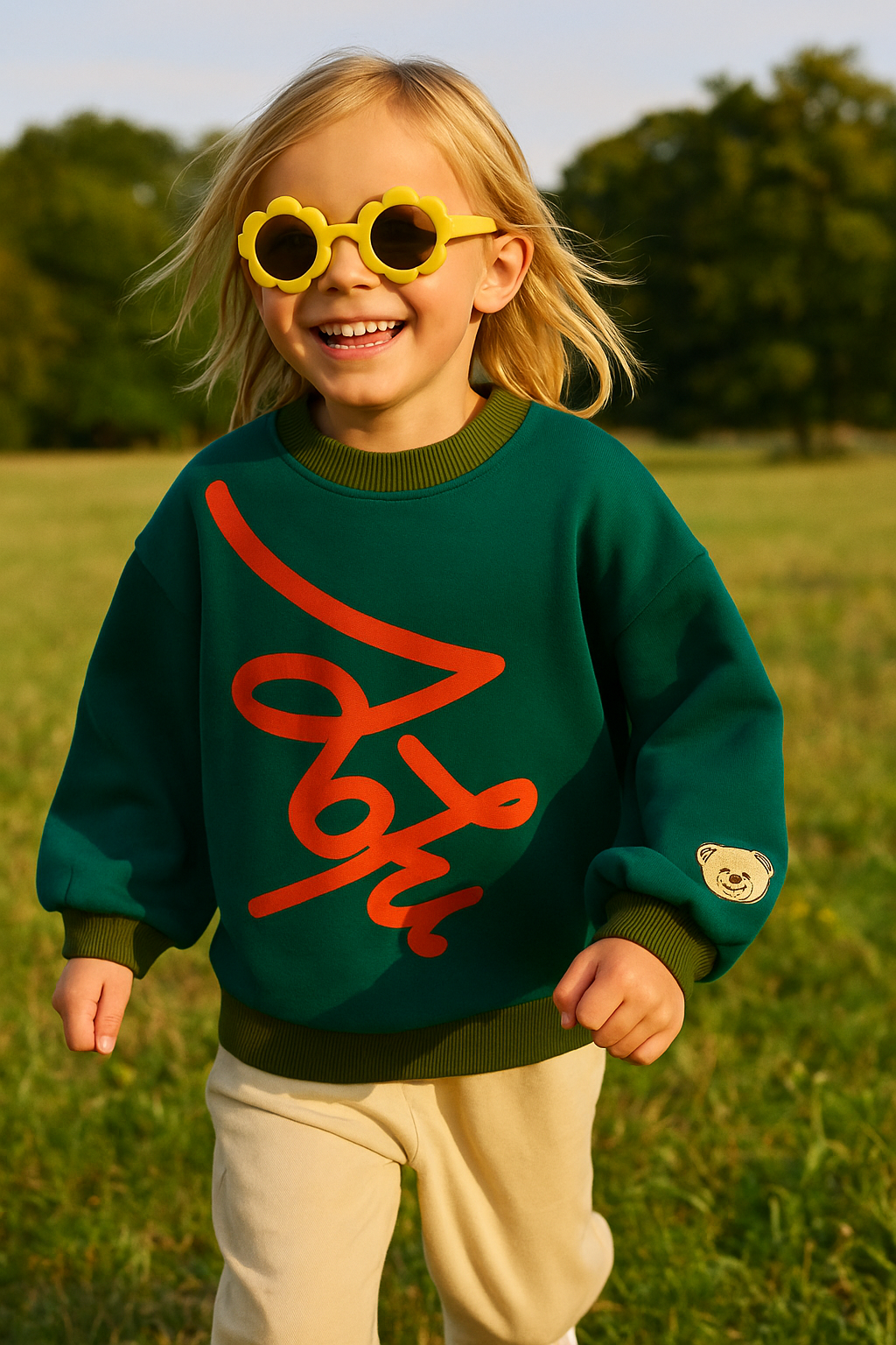 TOFU Signature Sweatshirt – Deep Teal Terry Cotton