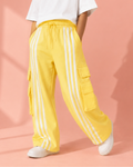 Utility Streetwear Cargo Pants for Kids in Yellow